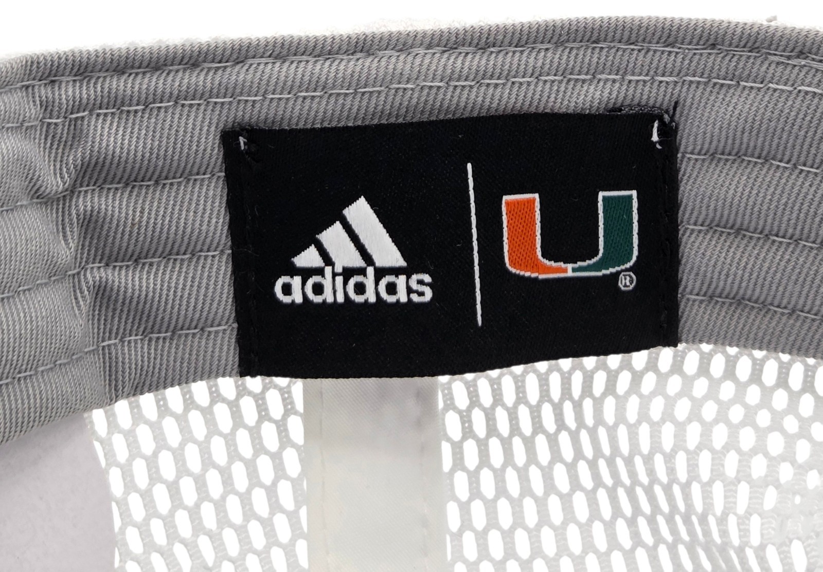 Miami Hurricanes Adidas Sideline Slouch Mesh Trucker Relaxed-Fit Hat Cap NEW