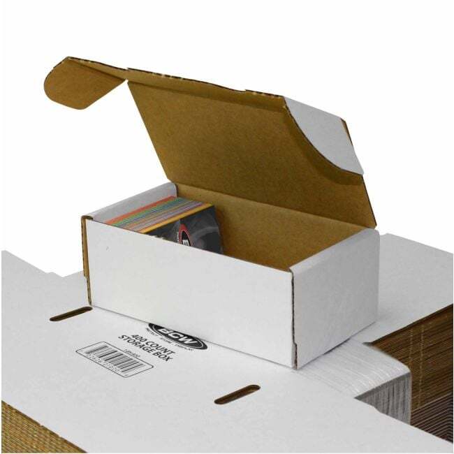 10 BCW 400 Count Card Storage Boxes