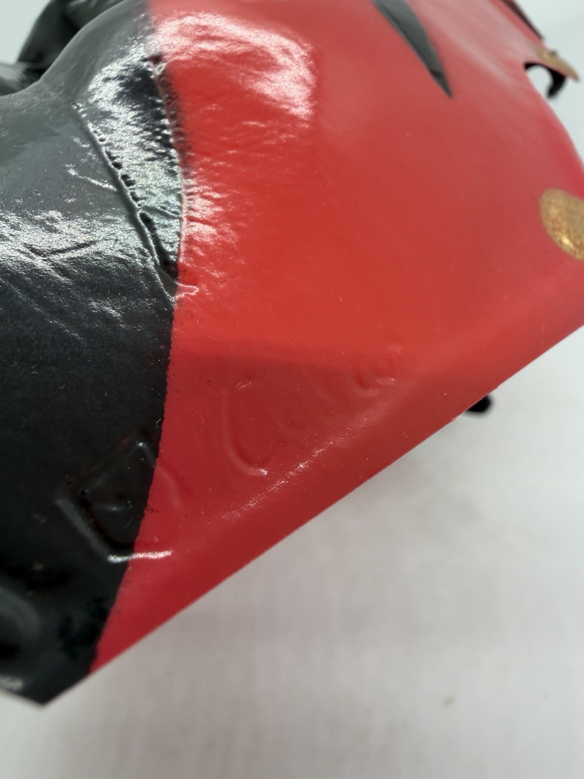VTG 1998 WWF WWE Officially Licensed Kane Rigid Plastic Mask Big Red Machine