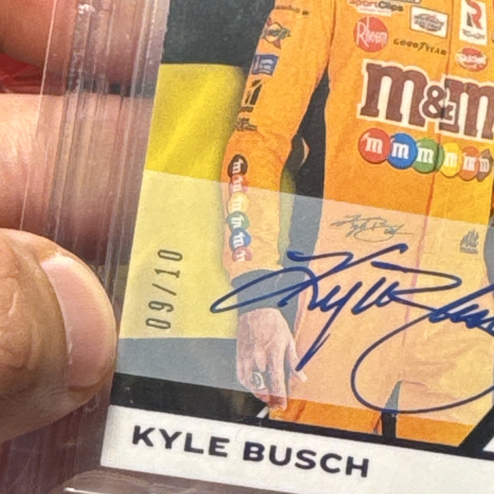 Panini 2020 Chronicles Autographs Purple Kyle Busch #14 Auto BGS 8.5/10 09/10