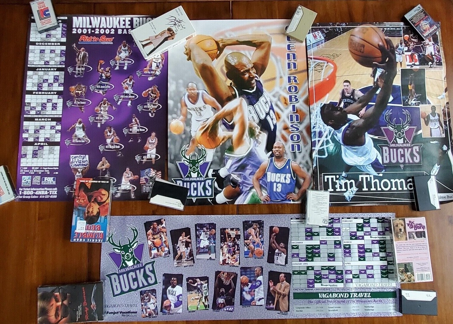 Vintage Milwaukee Bucks Poster Option PICK 1: Nice Moves, Moses Malone, Pollard