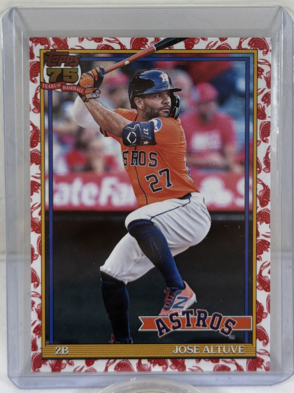 2026 Topps Series 1 Japan Edition #T91-7 Jose Altuve 1991 Koi Fish Insert