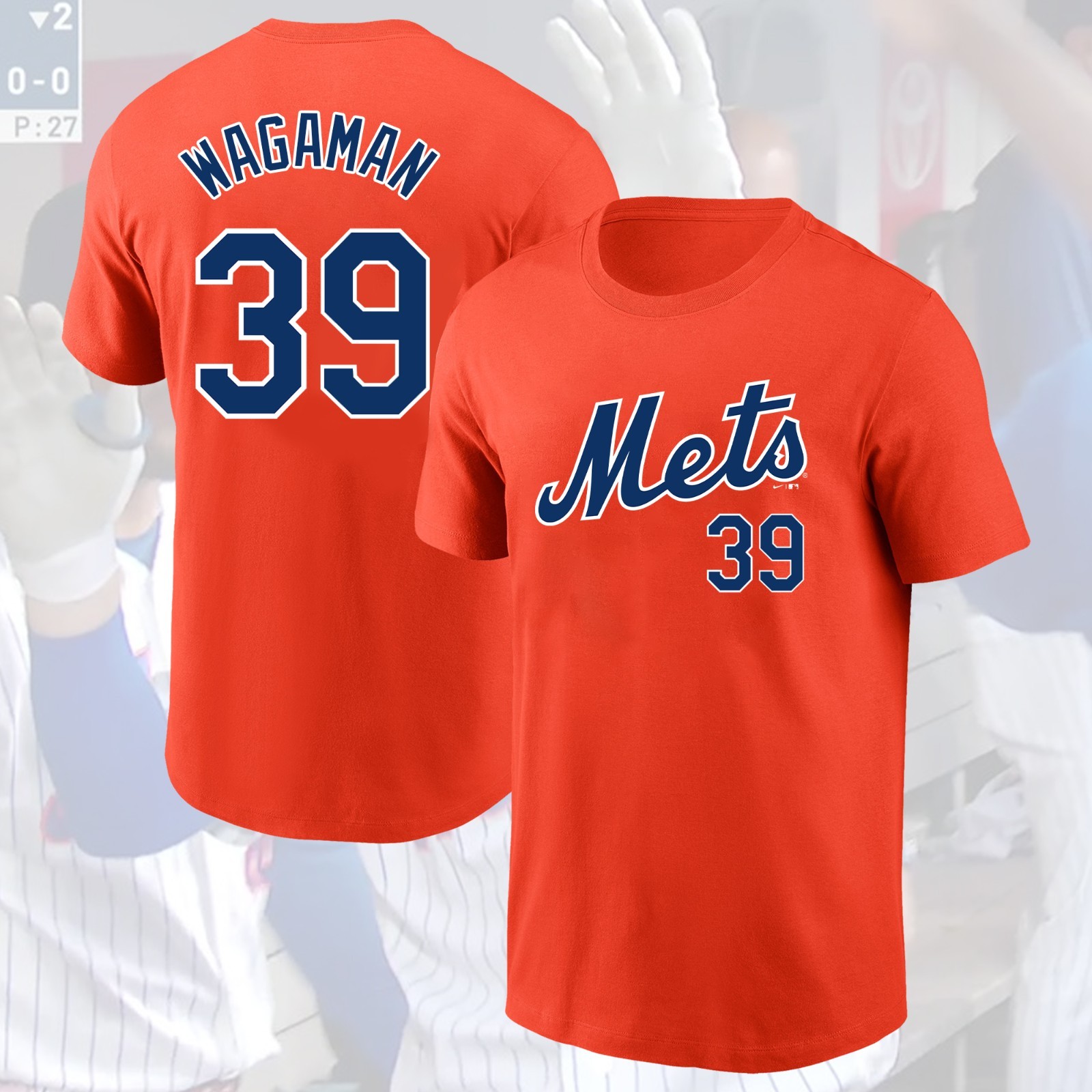 HOT SALE ! Eric Wagaman #39 New York Mets 2026 Player Name & Number For Fan