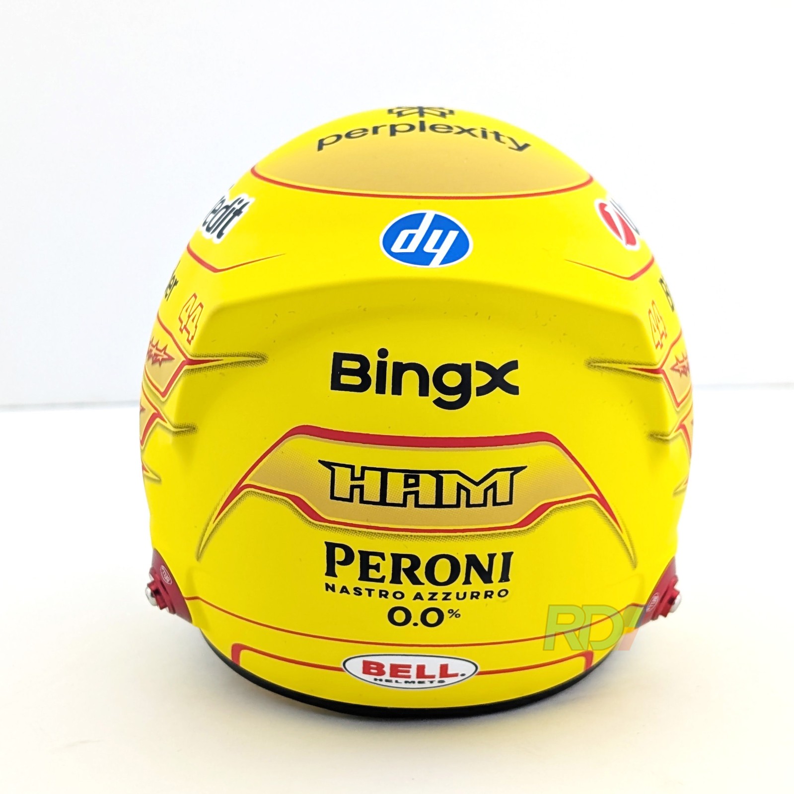2026 Lewis Hamilton Mini Helmet – 1:2 Scale Bell Ferrari F1 Helmet – 4100536