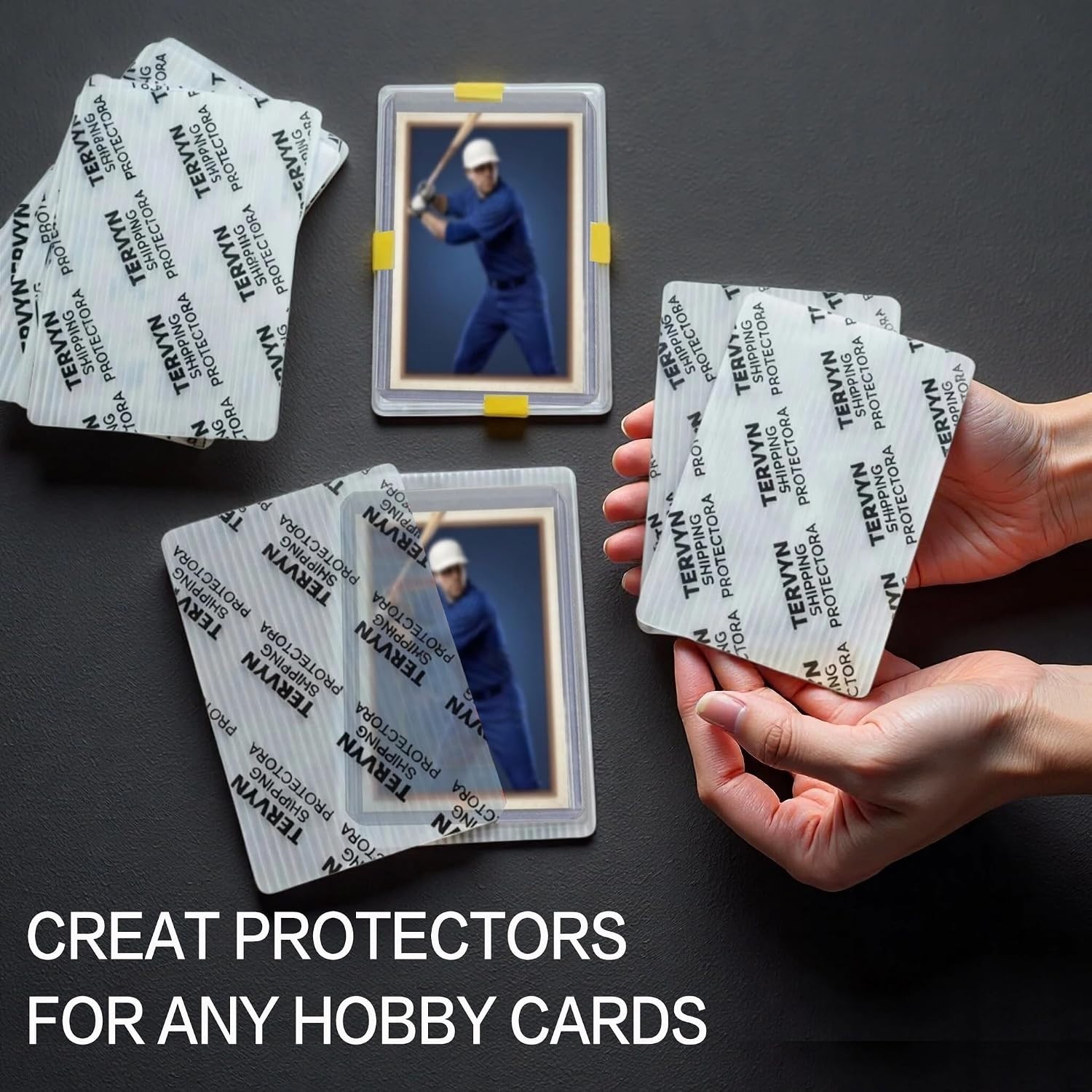 Shipping Protectors 110-Pack Trading Card Protector Shipping – 3.5 X 4.5 Inch