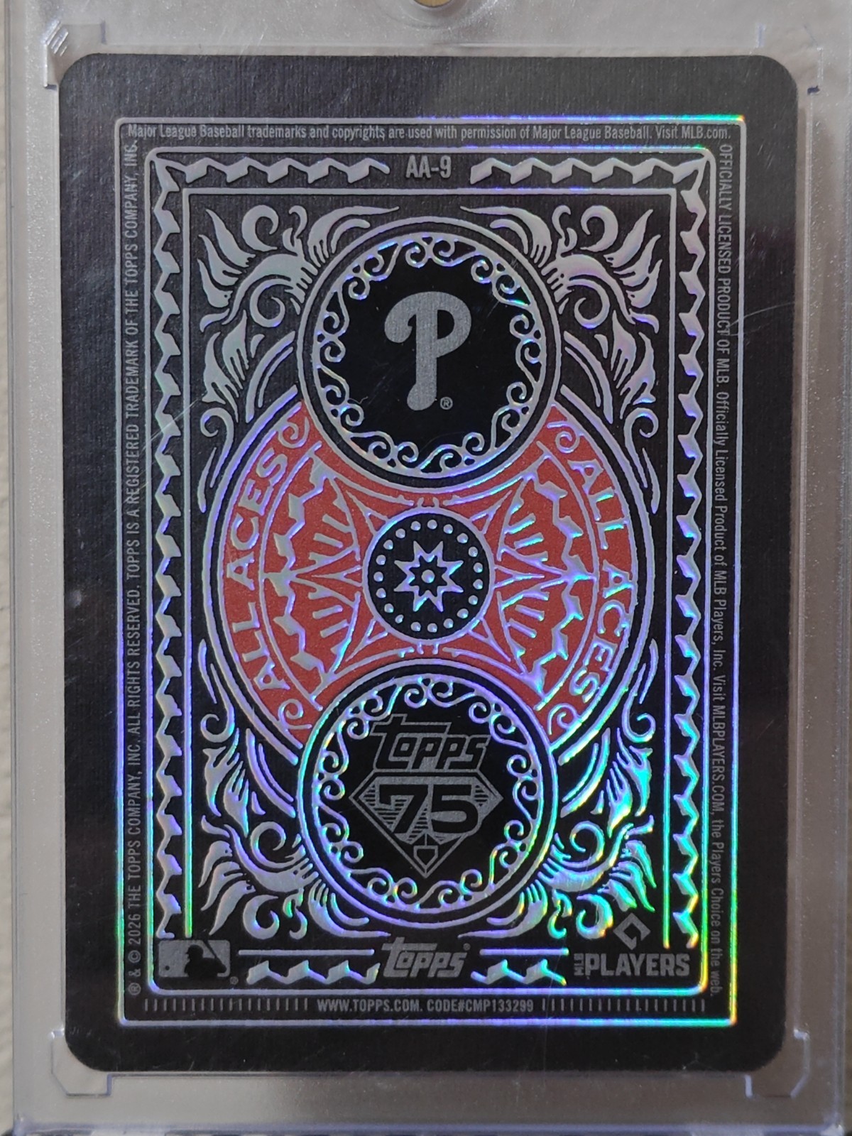 2026 Topps Series 1 Zack Wheeler All Aces Case Hit SSP – Phillies #AA-9
