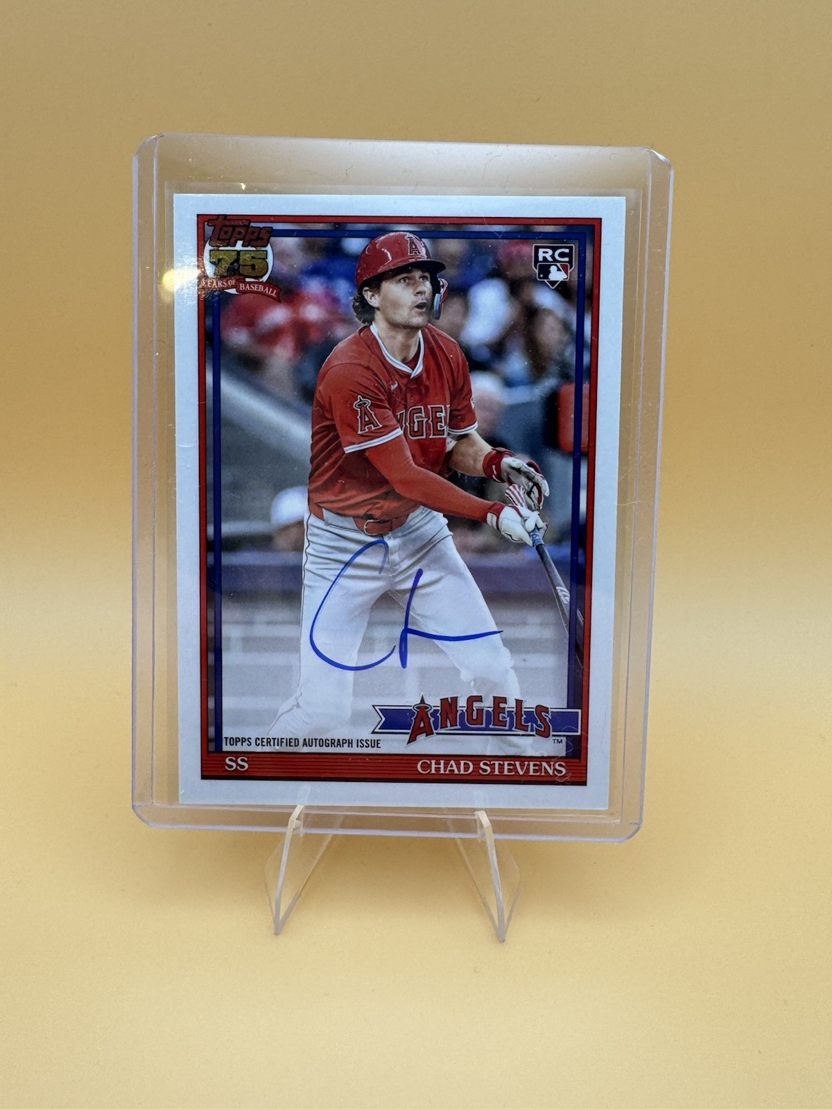 2026 Topps Series 1 1991 Autograph #91A-CST Chad Stevens RC Rookie Card AUTO