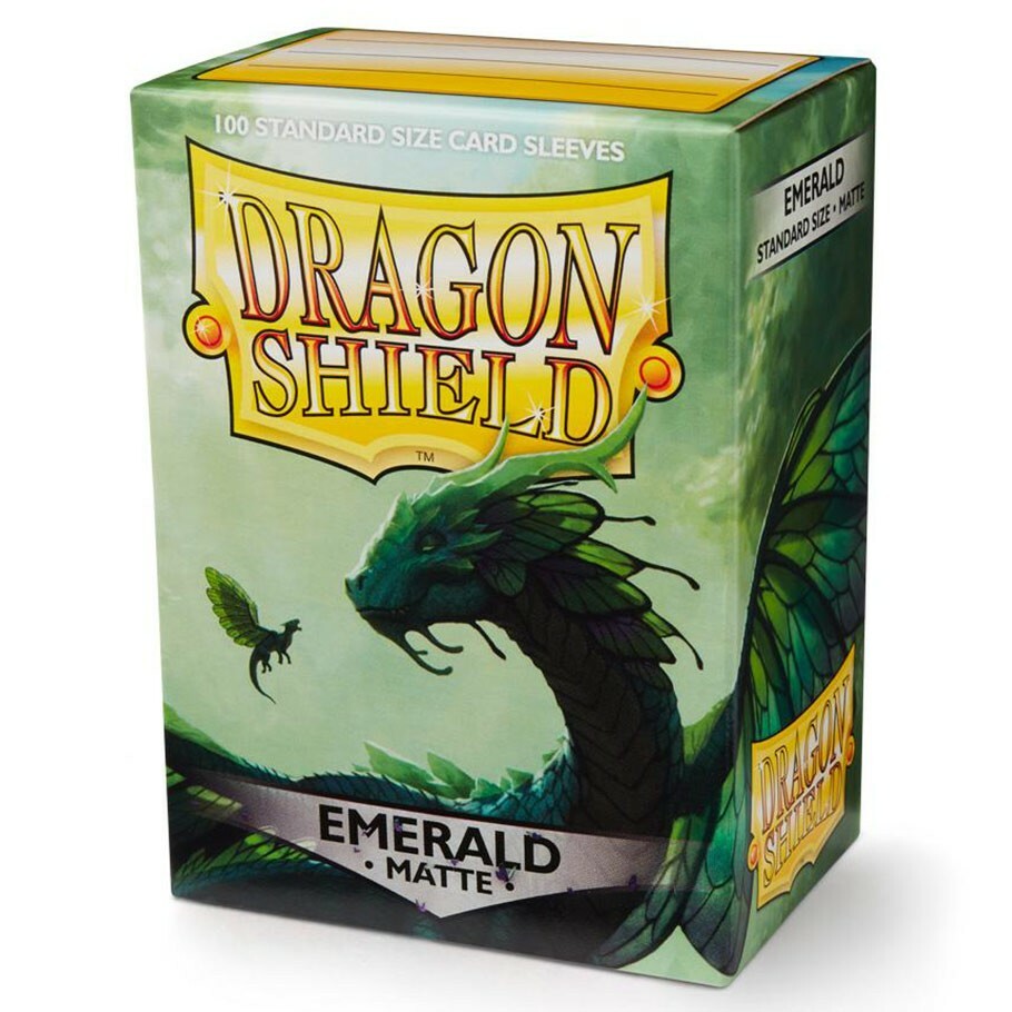 Dragon Shield deck protectors card sleeves Matte for Standard card Black, Ruby..