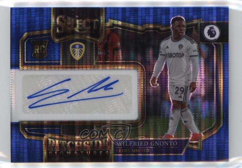 2022 Select Premier League Blue Pulsar Prizm Wilfried Gnonto Rookie Auto RC y8h