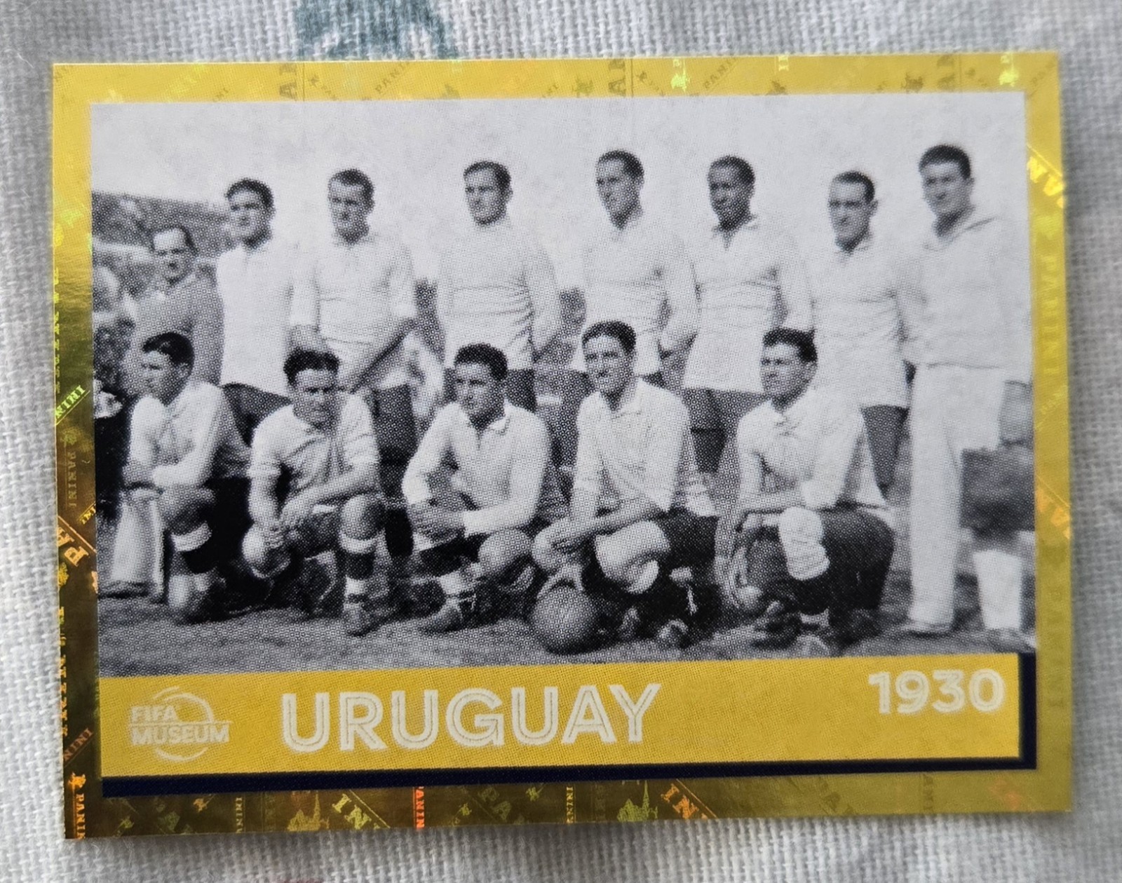 First World Cup Winner In History URUGUAY 1930 PANINI FIFA WORLD CUP 2022 FWC 19