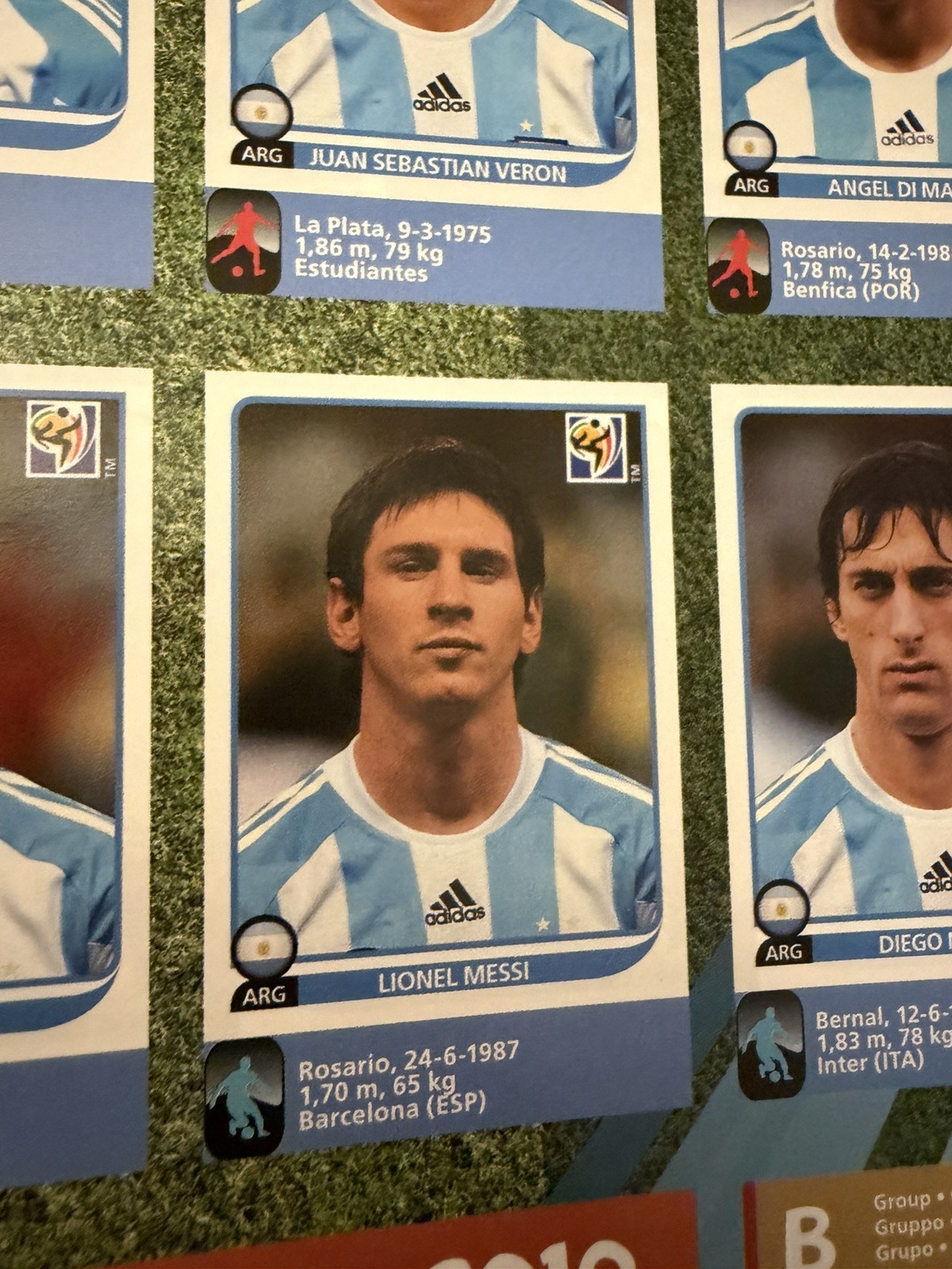 Panini FIFA World Cup South Africa 2010 Book With Printed Stickers Full Set
