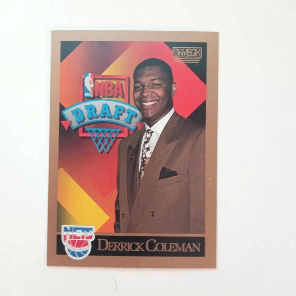 1990-91 Skybox Derrick Coleman #362 Rookie RC