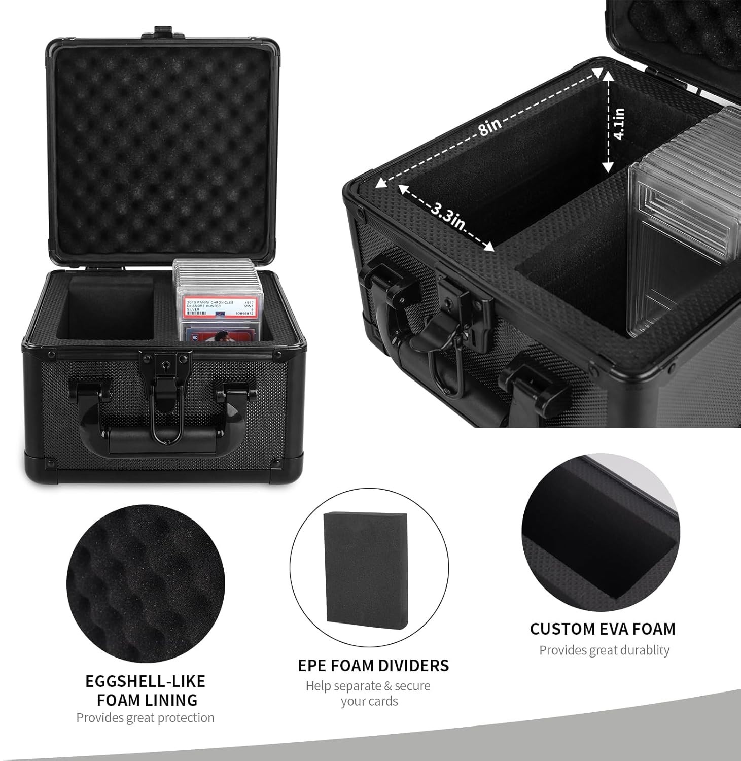 Protective Sports Card Holder Case – Fits PSA, CSG, BGS