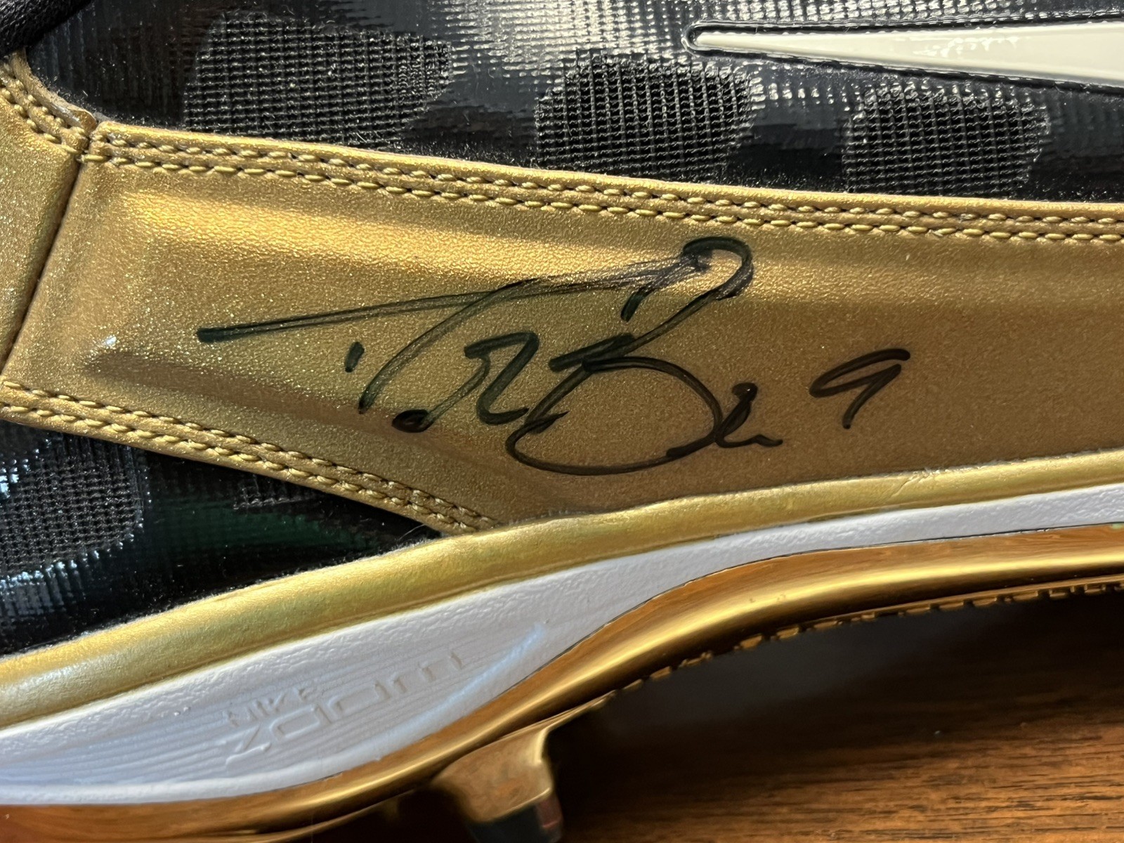 DREW BREES Game Shoe autographed Nike Super Bad 3 w/ BOX NEW unworn Saints HOF