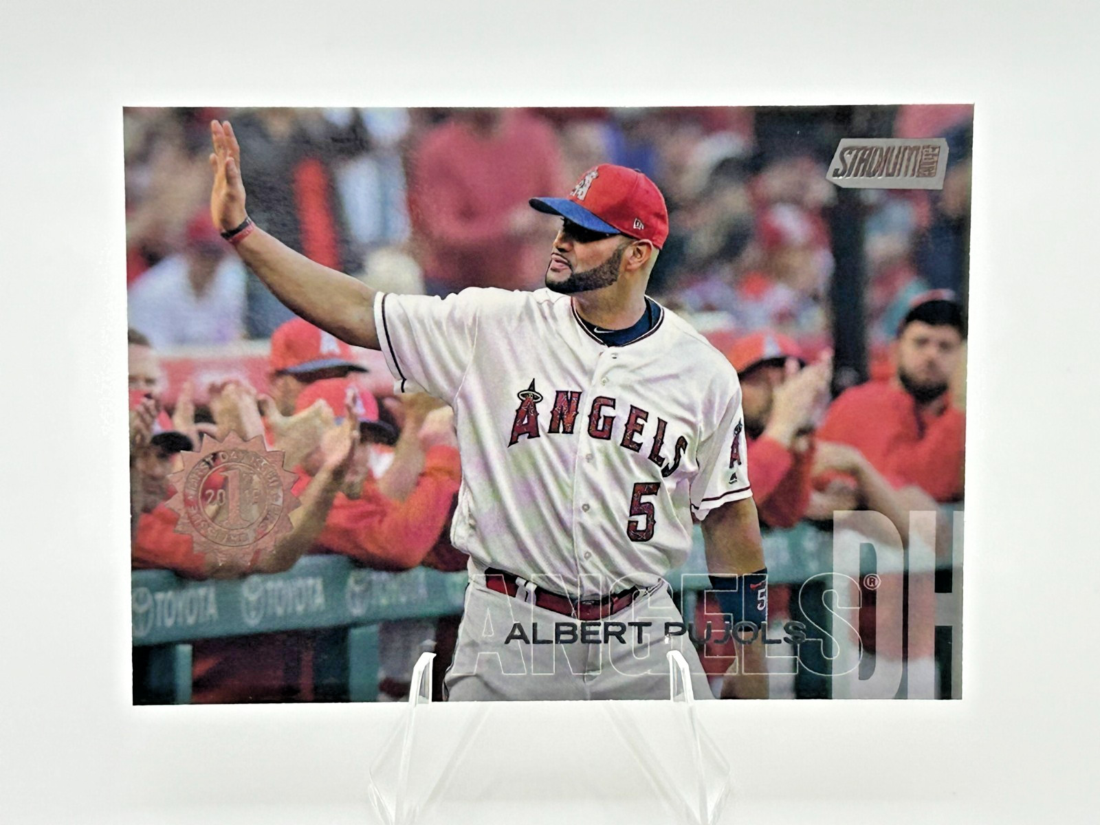 Albert Pujols 2018 Topps Stadium Club First Day Issue Angels PR: 10