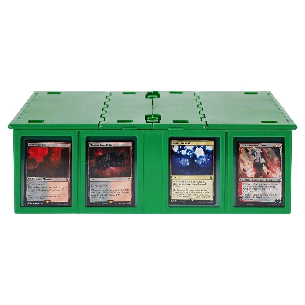 BCW Green Plastic 3200 Count Collectible Baseball Trading Card Storage Bin