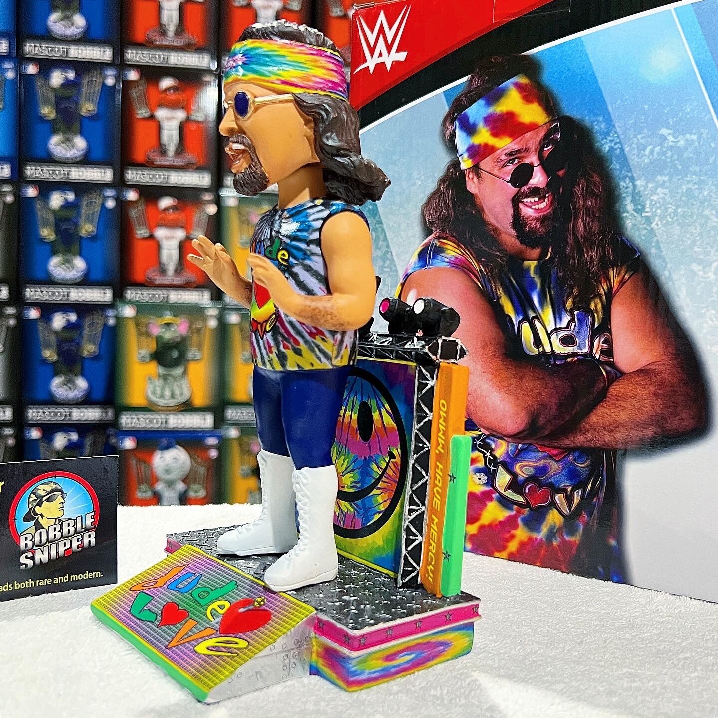 MICK FOLEY “Dude Love” Wrestling WWE WWF Legend Exclusive Bobblehead