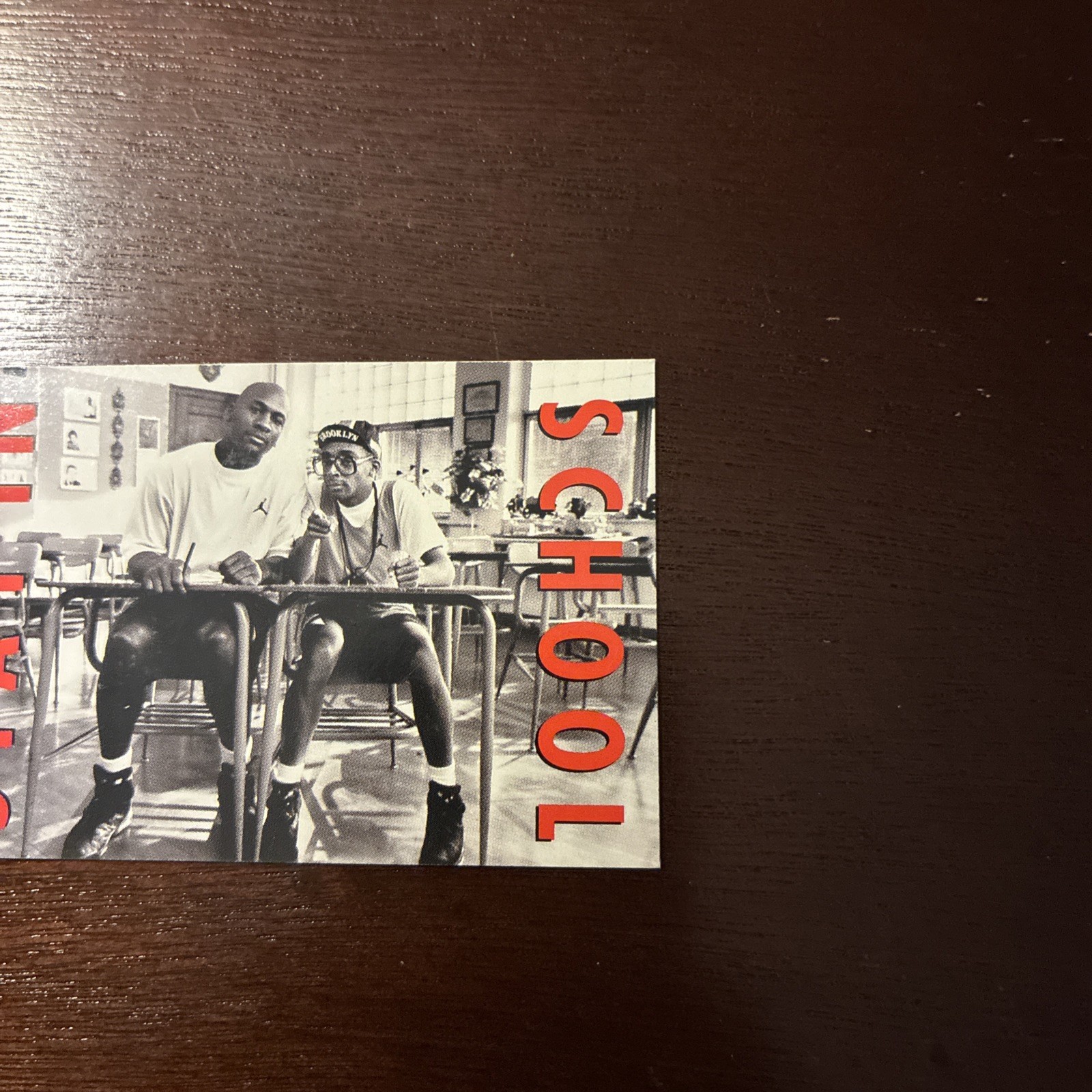 1991 Nike Michael Jordan / Mars Blackmon Spike Lee Stay in School #4 HOF