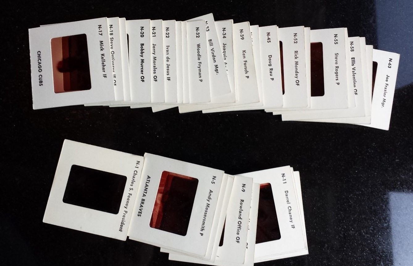 1977 ABC MONDAY NIGHT BASEBALL TV MEDIA SLIDES $1.99 ea – MANY DIFFERENT PLAYERS
