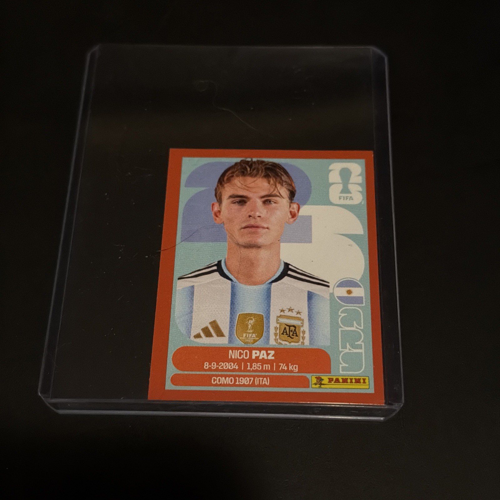 2026 Panini FIFA World Cup – Nico Paz – ARG 14 (Red Border)