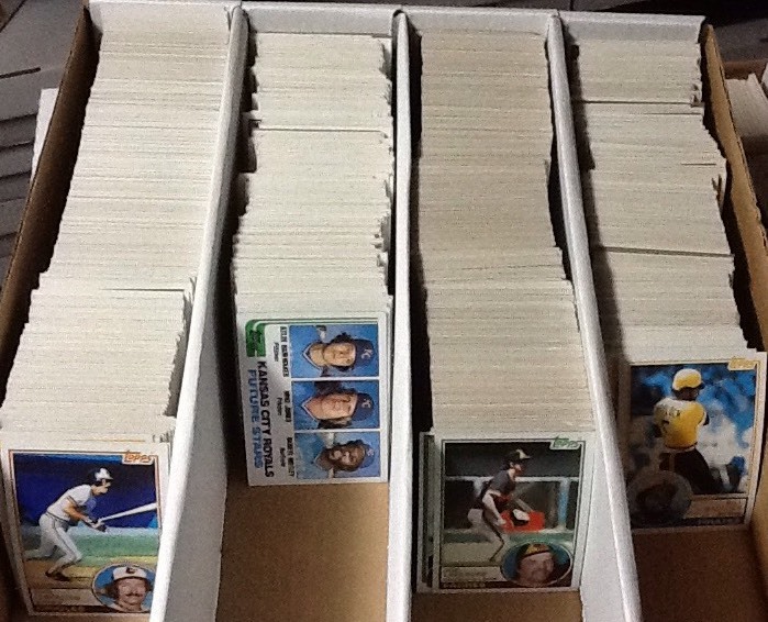 TOPPS BASEBALL COMMONS 1981 & 1982…….. $.04 each