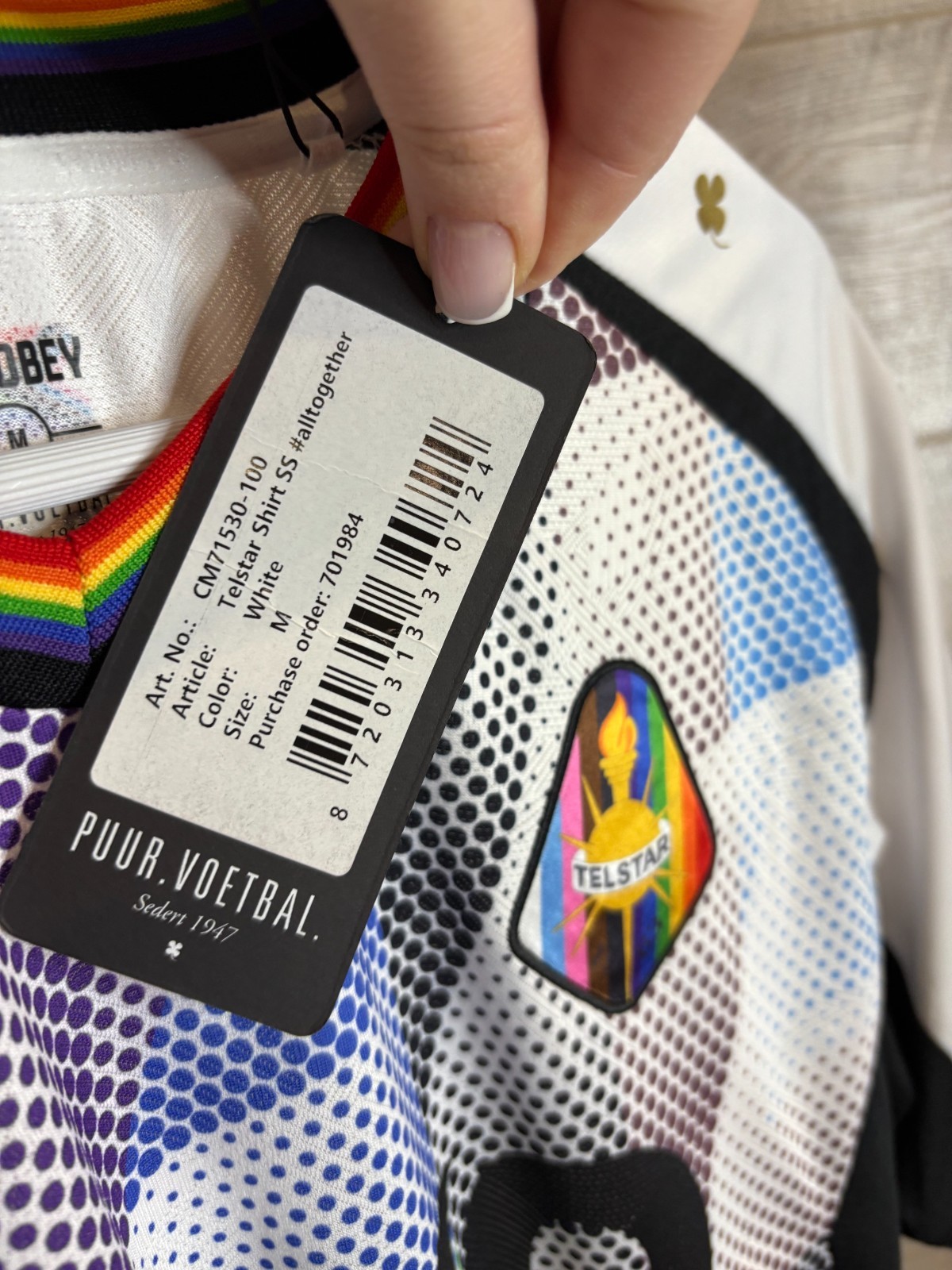 SC Telstar Spesial T-Shirt 2021-22 Pride Robey Size M #Alltogetherchallenge