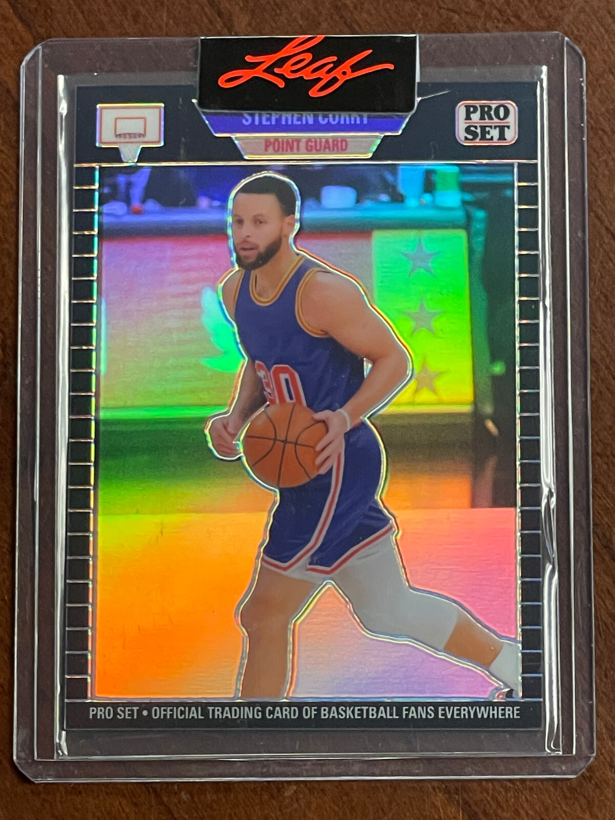 UP TO 5 2023 LEAF PRO SET Metal Black Holo Prizm Refractor STEPHEN CURRY # /49