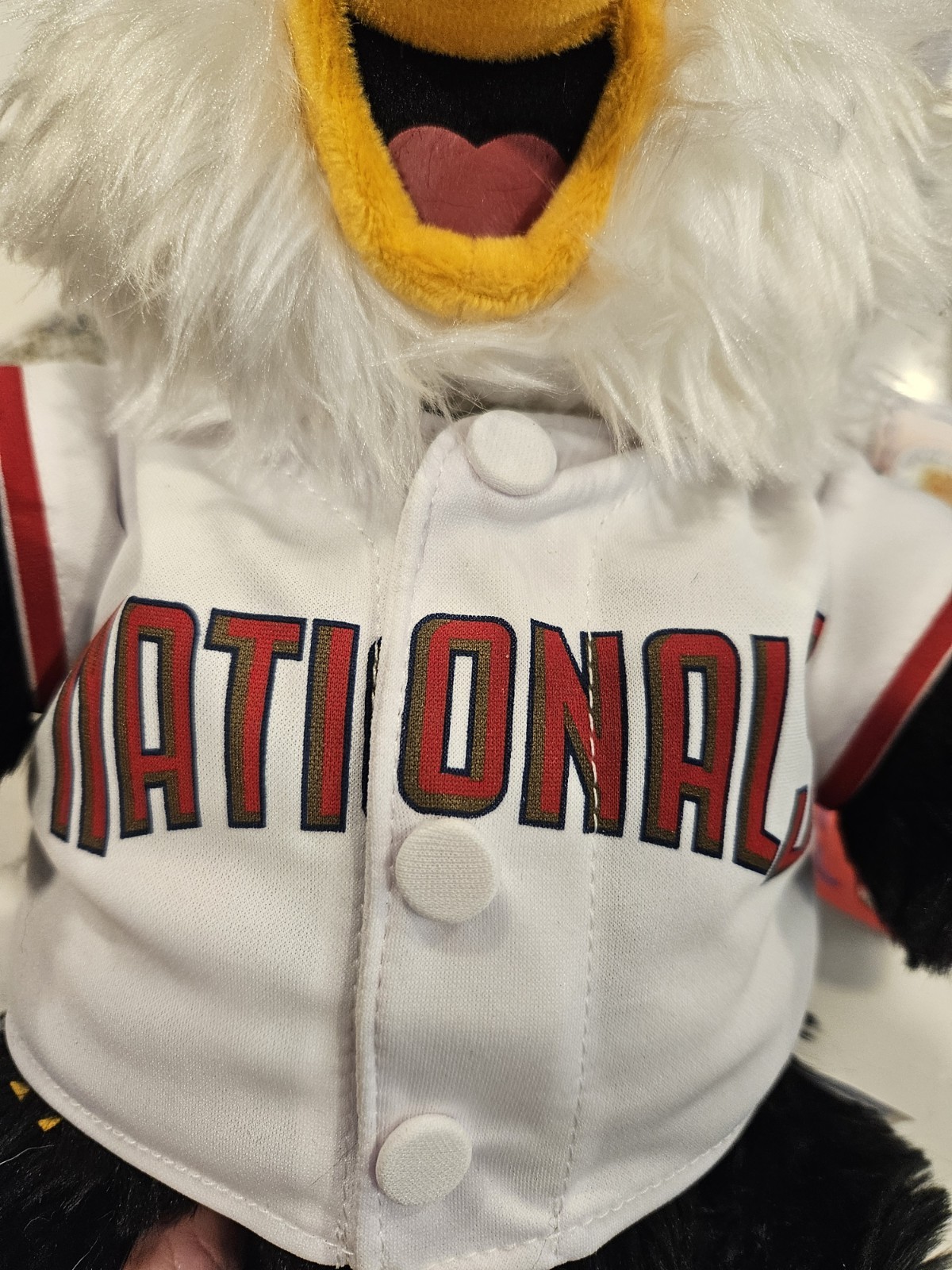 March 2008 MLB Washington Nationals Build A Bear Workshop 16″ Screech VERY RARE