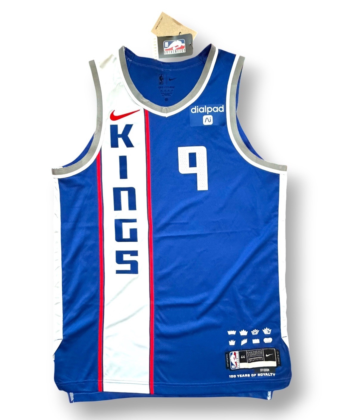 Kevin Huerter Kings Nike 2023-24 City Ed. Authentic Jersey – NWT – Size 44 (M)