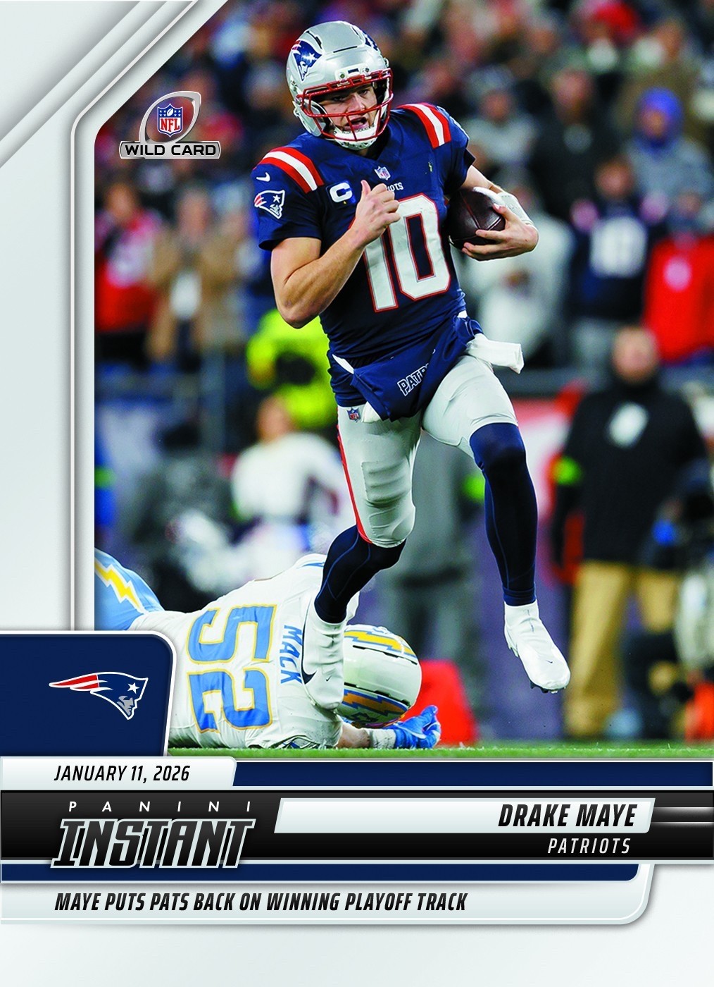 2025-26 Panini Instant NFL #415 Drake Maye New England Patriots – QTY