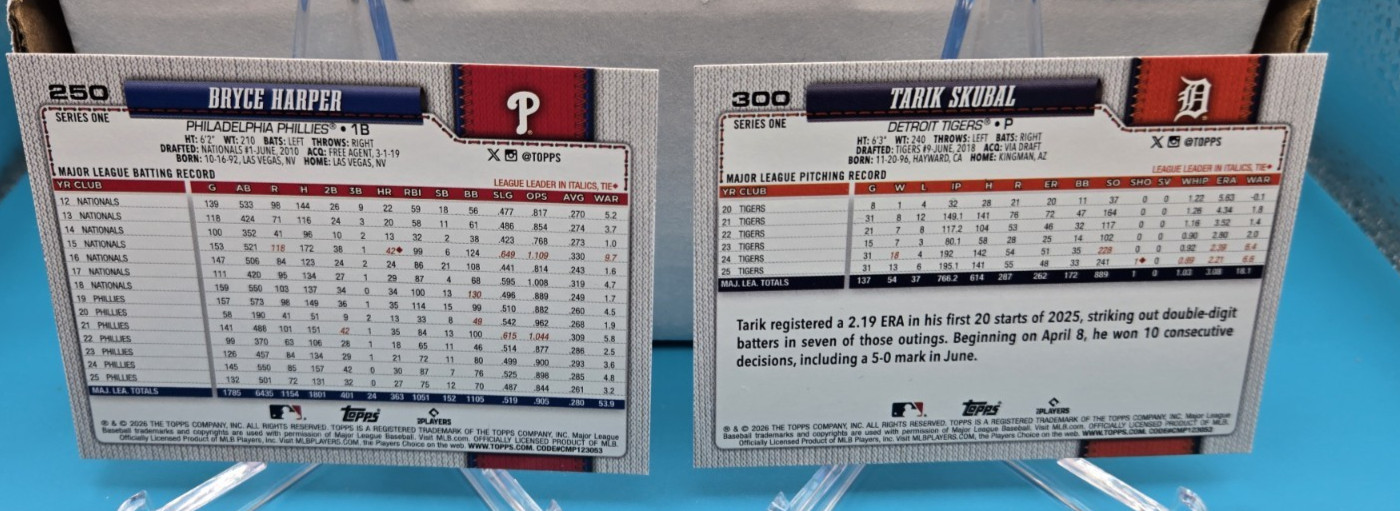 2026 Topps Series 1 AND 2 Baseball Complete Set 1-700. Pack Fresh. IN HAND! L@@K