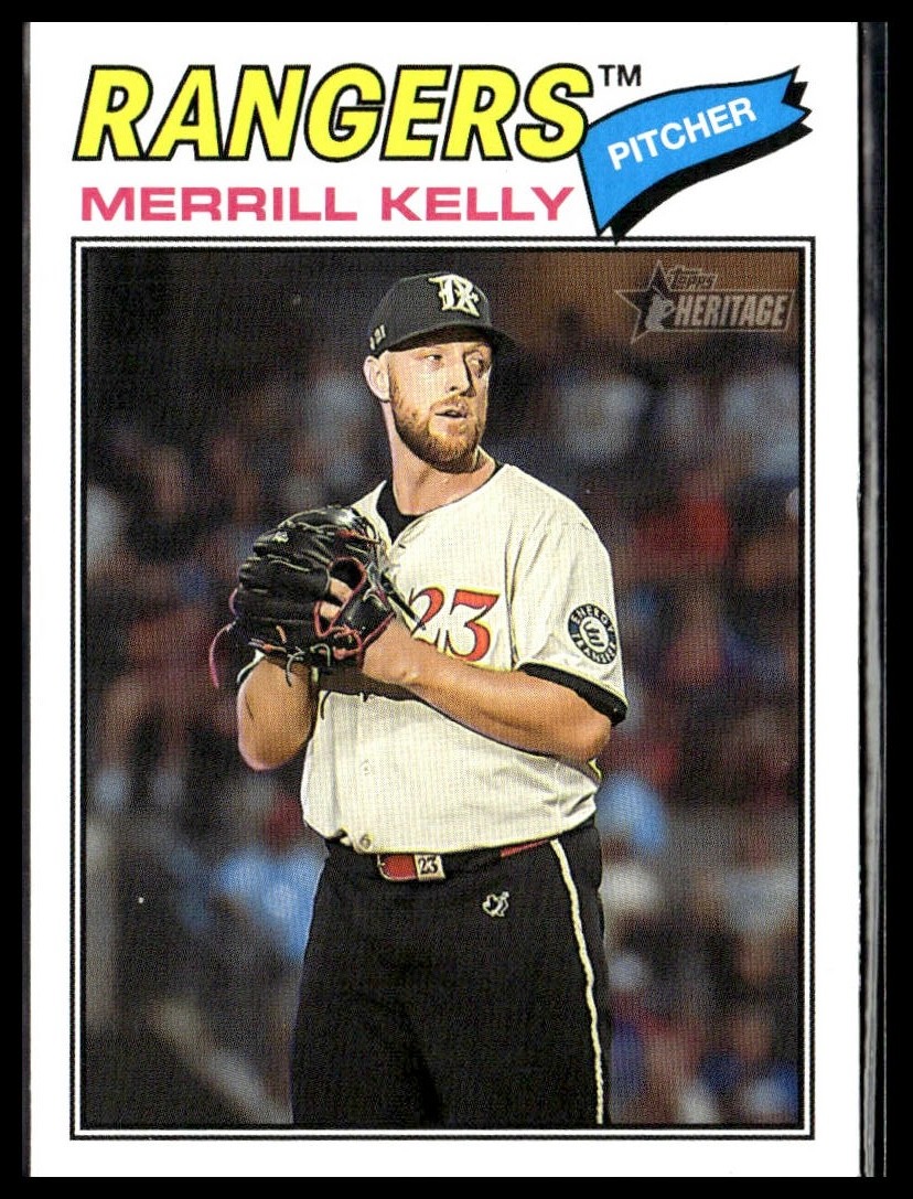 2026 Topps Heritage 316 Merrill Kelly Texas Rangers Short Print SP