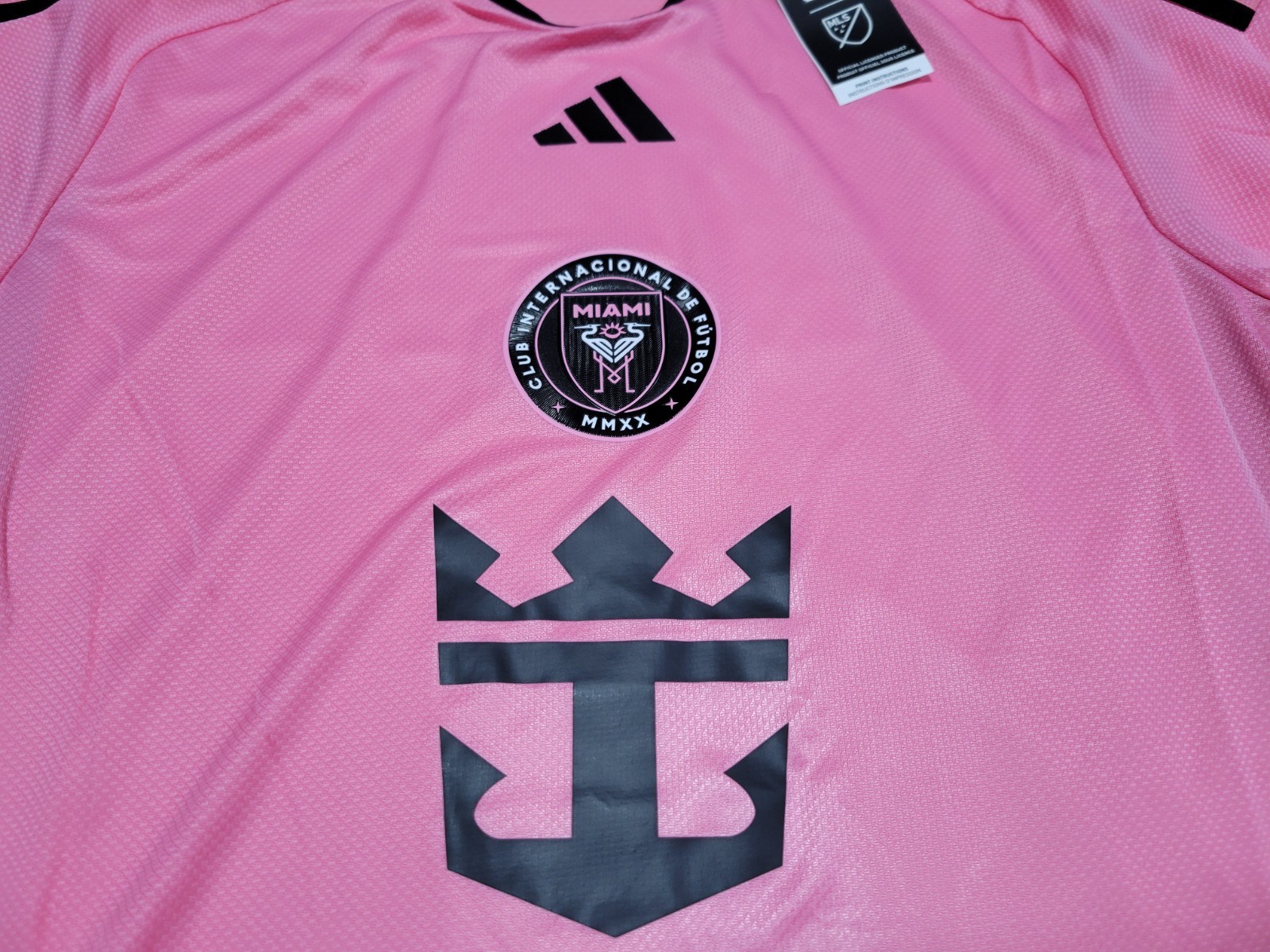 Adidas Official Mens Inter Miami CF Home Authentic Jersey IU0189 Footbal Soccer