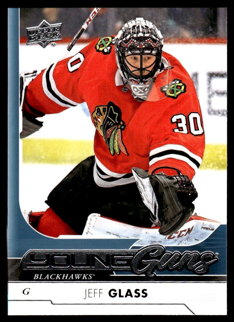 2017-18 Upper Deck Young Guns YG RC Jeff Glass Rookie Chicago Blackhawks #521