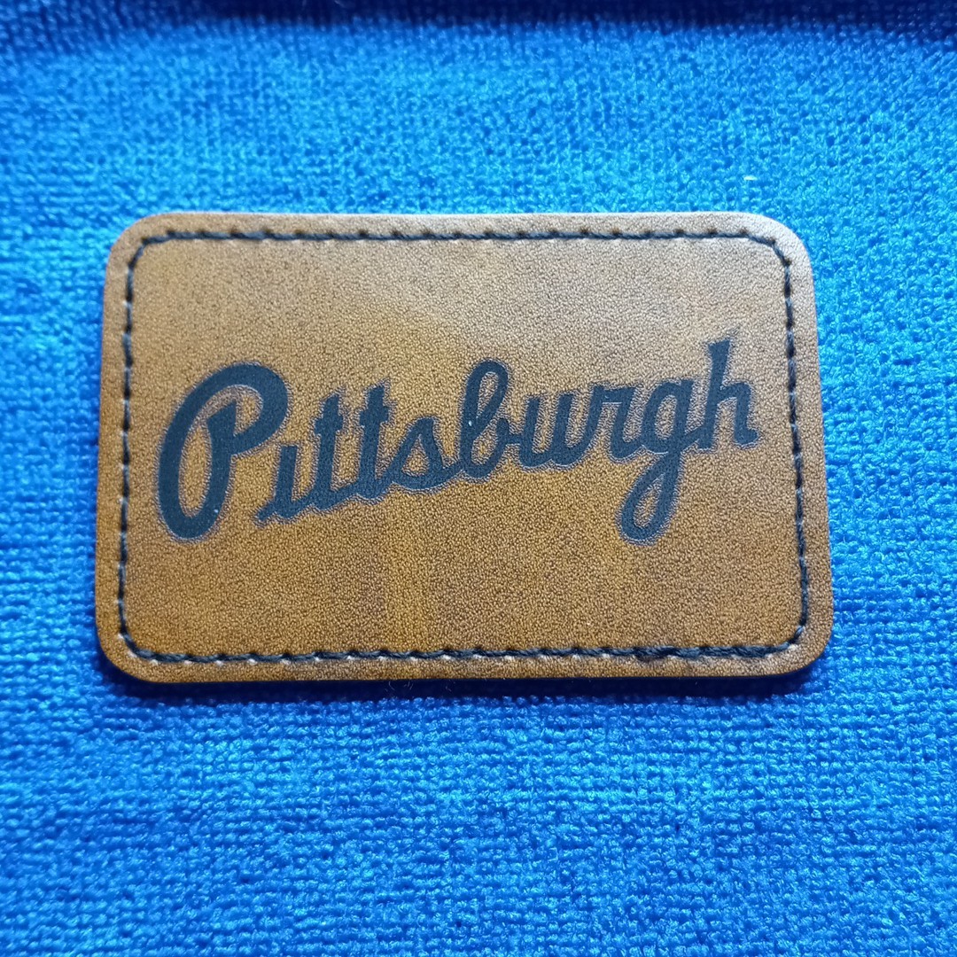 Pirates Leather Iron on Patch For Hats And Accessories