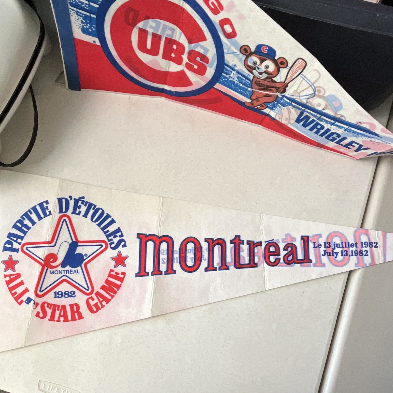 Montreal Expos Vintage Baseball Pennant 1982 All-Star Game July 13, 1982