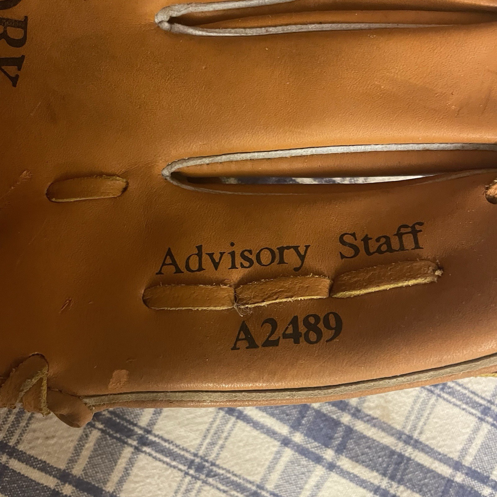 Wilson Advisory Staff A2489 Baseball Glove Dual Hinge 12.5″ Staff Leather RHT
