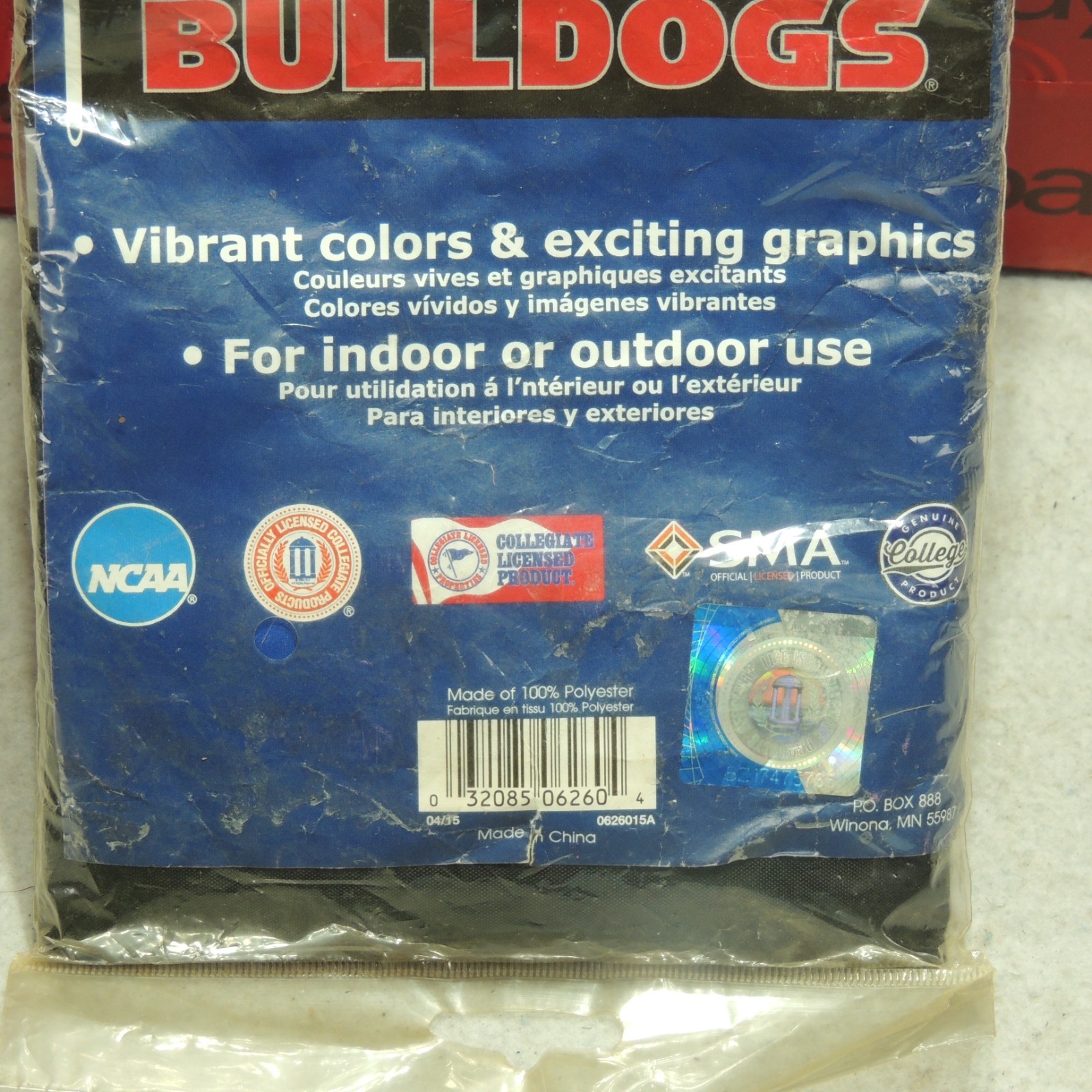 Georgia Bulldogs 3′ x 5′ Flag Black | American Logo Products | Indoor or Outdoor