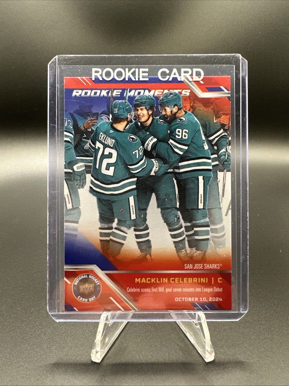 2025 Upper Deck National Hockey Card Day – Macklin Celebrini #NHCD-31