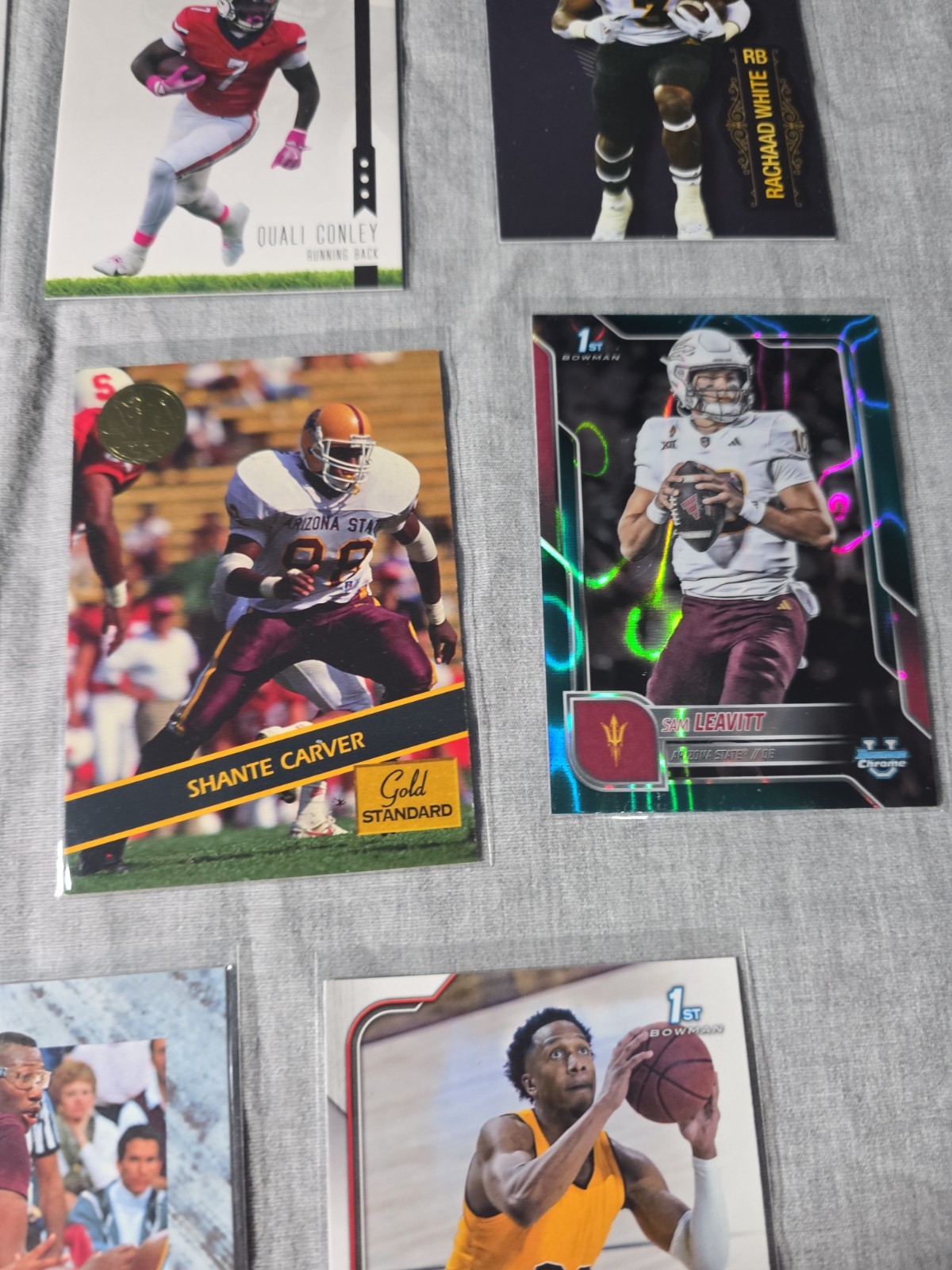 University Of Arizona/Arizona St. Basketball & Football Trading Card Lot Of 14