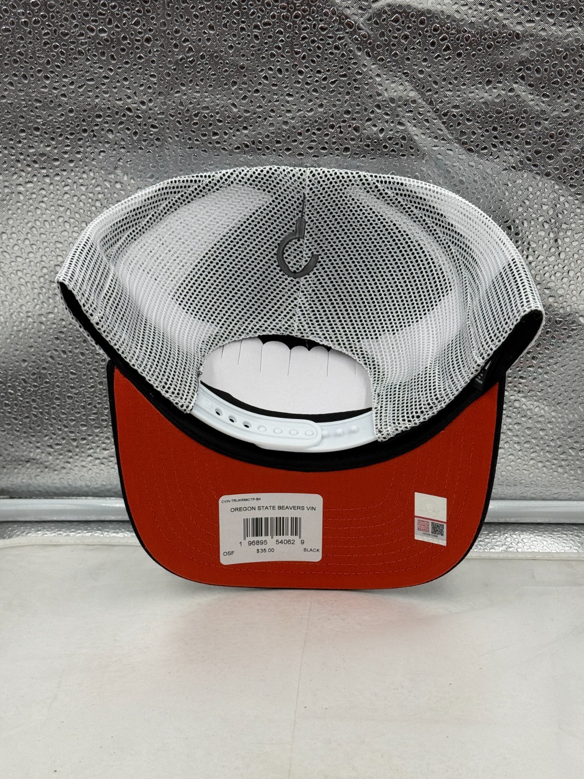 Oregon State Beavers NCAA ’47 Brand Throwback Black Trucker Mesh Adjustable Hat