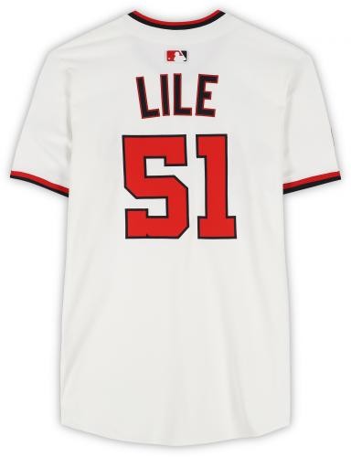 Daylen Lile Washington Nationals Player-Issued #51 Jersey from 2025 MLB Season