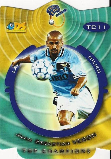 1999-2000 DS France Foot 2000 ‘Top Champions’ Die-Cut Card Different Variations