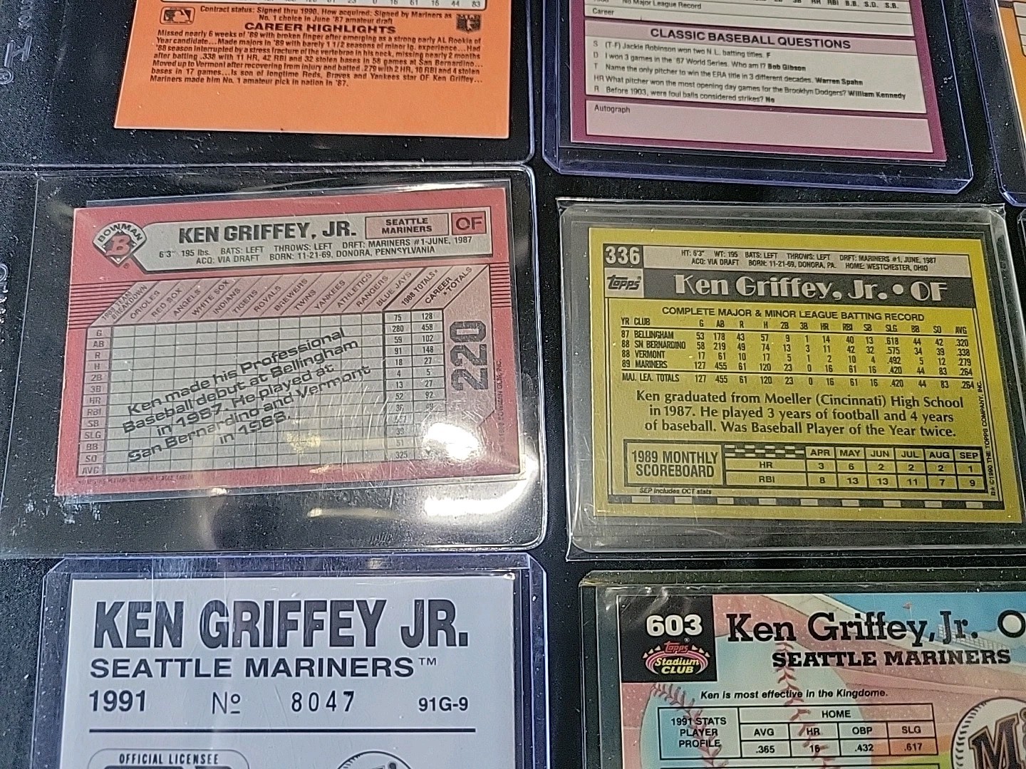 🔥⚾️ Lot Of (20) Ken Griffey Jr W/ RC’s, Inserts, Promos, SSP ⚾️🔥
