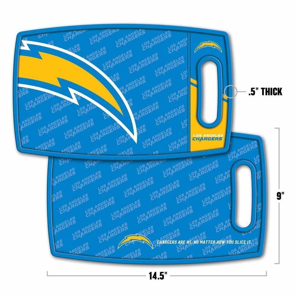 NFL Los Angeles Chargers Logo Series Cutting Board 9In X 0.5In Rectangle- Manufa