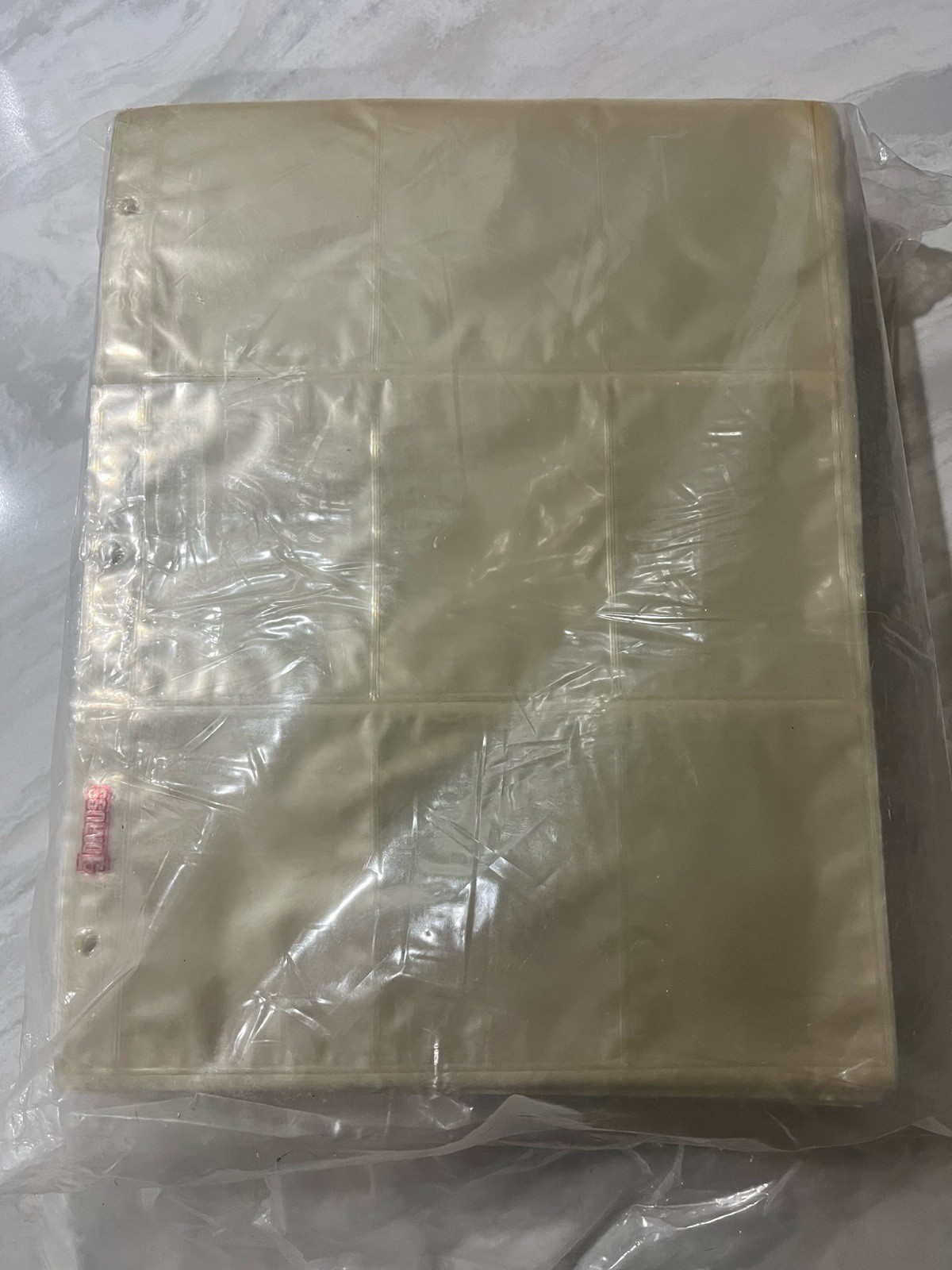VTG Donruss Grand Slam Polypropylene 9 Pocket Sports Card Album Pages 250 Sheets
