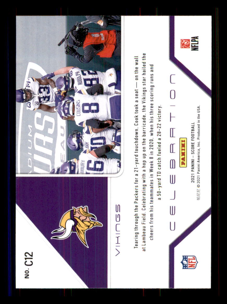 2021 Football 2021 Score Dalvin Cook Minnesota Vikings #C12 C1