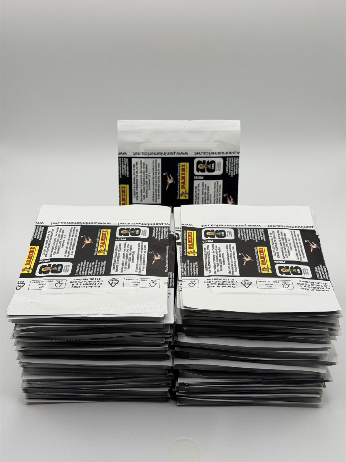 PANINI FIFA 2026 World Cup Sticker Pack – 100 Sealed Packs – 7 Stickers Per Pack
