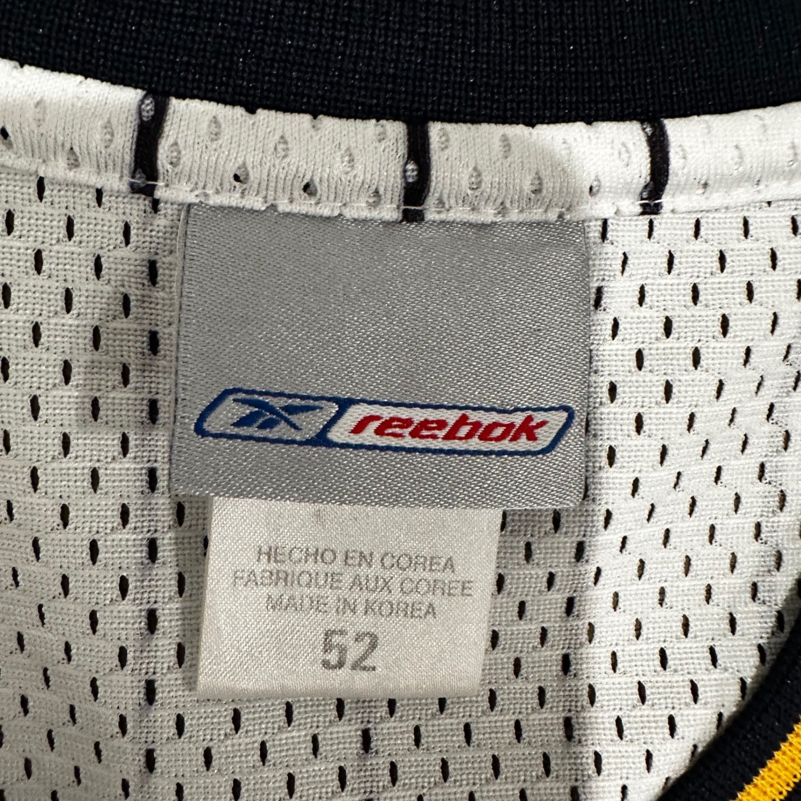 Vintage Reebok Authentic Jermaine O’Neal Indiana Pacers Jersey Pinstripe Size 52