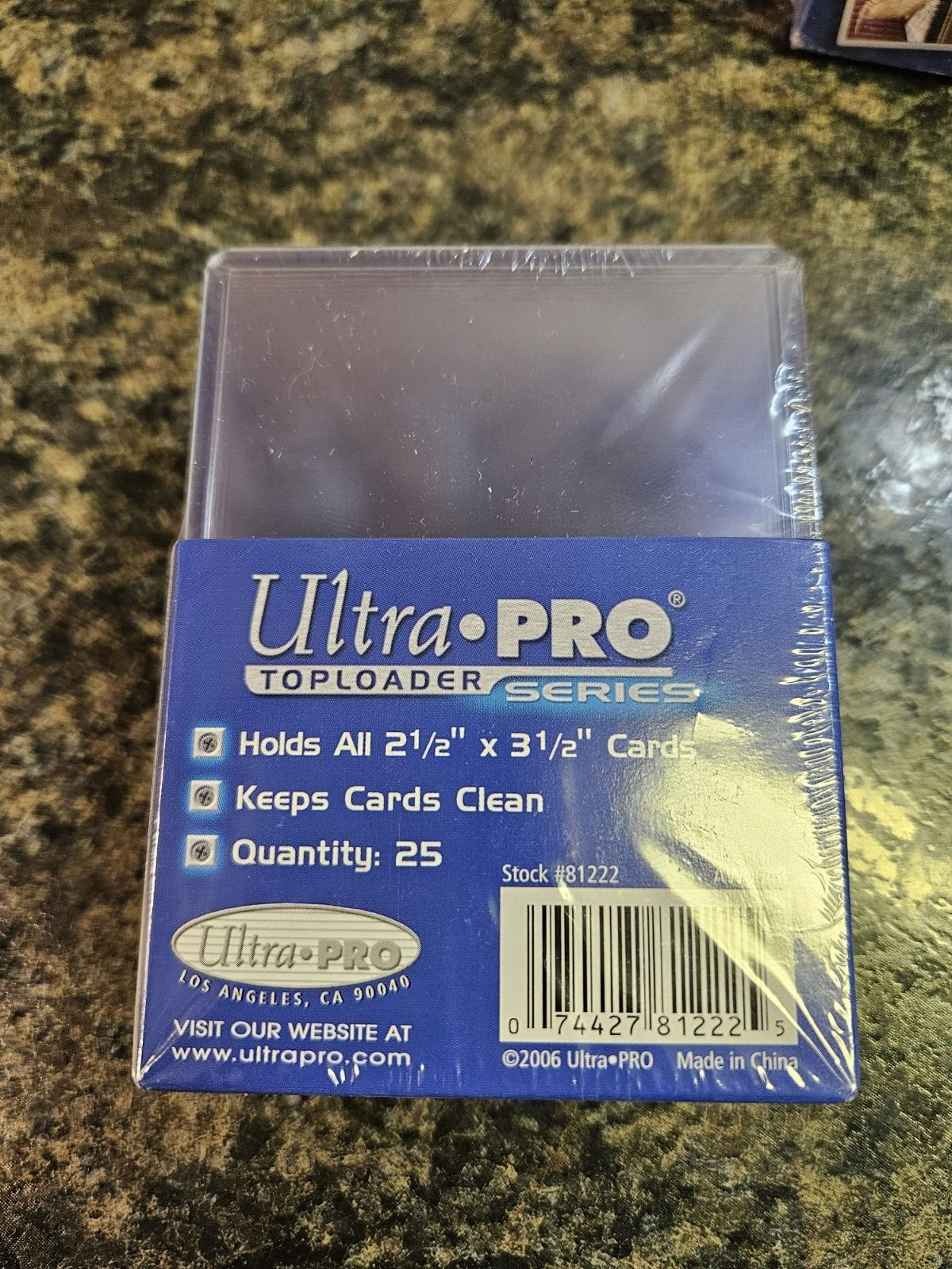 Lot of 6 Ultra Pro TopLoader Series Sleeves 25pk 2½” x 3½” (Total of 150)